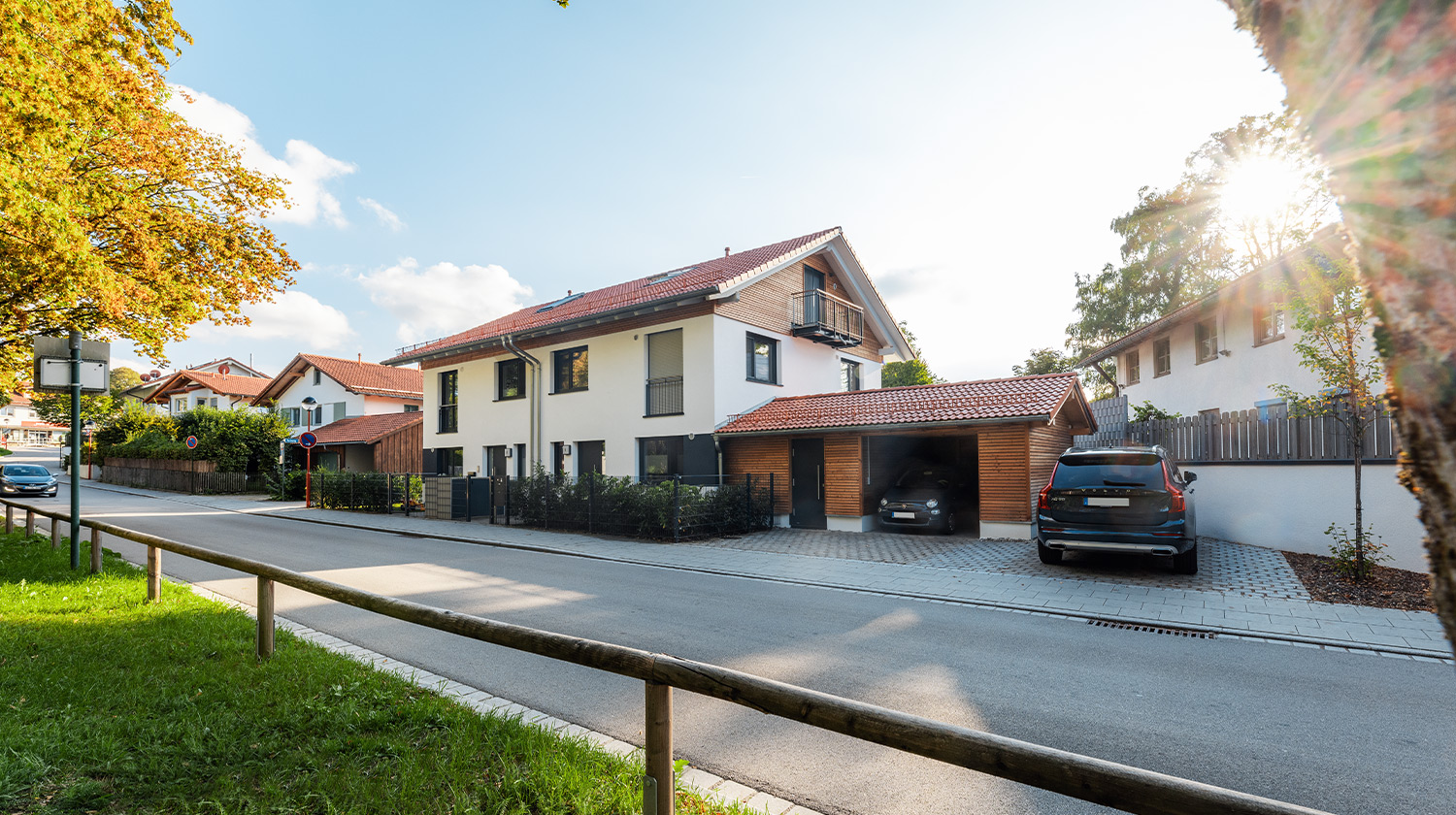 IB Schöffel Referenz Doppelhaus in Oberhaching